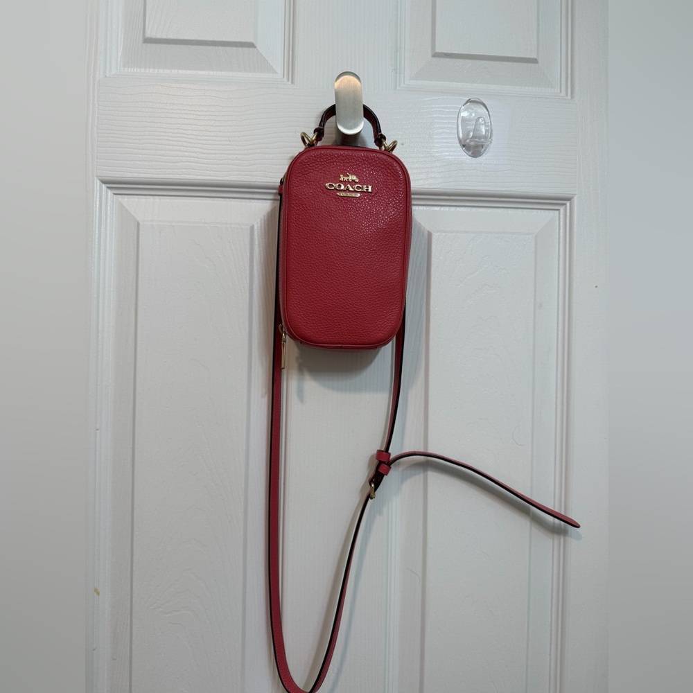 Coach Cherry pink Crossbody Bag